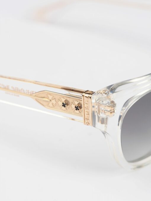 Chrome Hearts Glasses Sunglasses MIDIXATHRILL II – CRYSTALGOLD PLATED 4