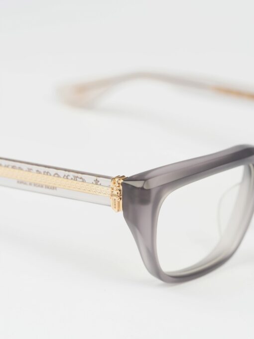 Chrome Hearts Glasses Sunglasses OPTITCAL – MATTE GRAPHITEGOLD PLATED 4
