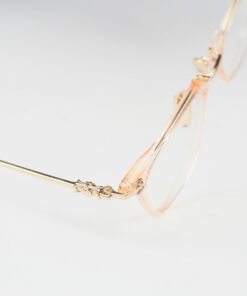 Chrome Hearts Glasses Sunglasses SHAGASS 51 – PINK CRYSTALGOLD PLATED 1
