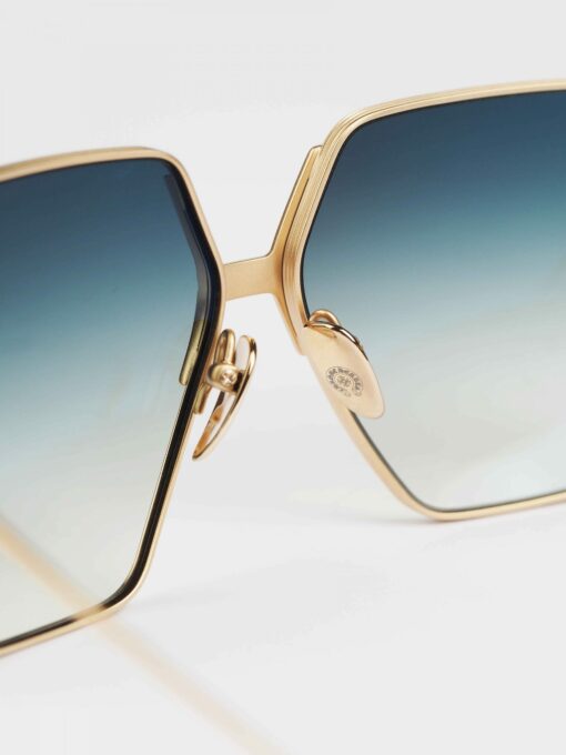 Chrome Hearts Glasses Sunglasses STEPHDOGG GOLD PLATED MATTE GOLD PLATED 3