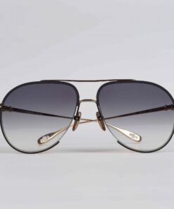 Chrome Hearts Glasses Sunglasses STEPPIN BLU – MATTE BLACKGOLD PLATED 1
