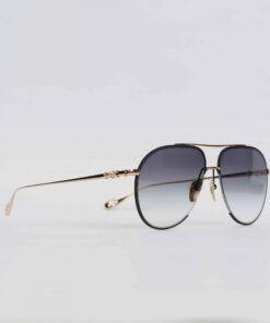 Chrome Hearts Glasses Sunglasses STEPPIN BLU – MATTE BLACKGOLD PLATED 2