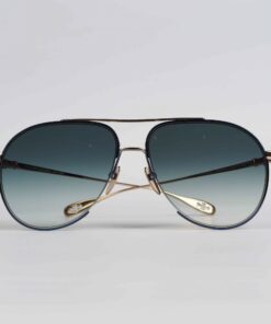 Chrome Hearts Glasses Sunglasses STEPPIN BLU – SKYSCRAPERGOLD PLATED 1