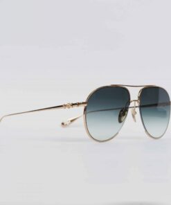 Chrome Hearts Glasses Sunglasses STEPPIN BLU – SKYSCRAPERGOLD PLATED 2