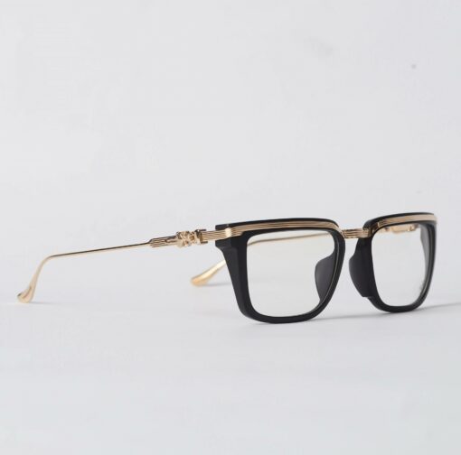 Chrome Hearts Glasses Sunglasses TRYDIXAGAIN – MATTE BLACKGOLD PLATED 2