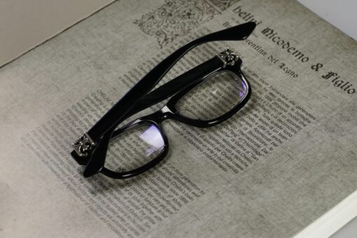 Chrome Hearts Glasses Sunglasses VAGILLIONAIRE I – BLACKSHINY SILVER 2 1