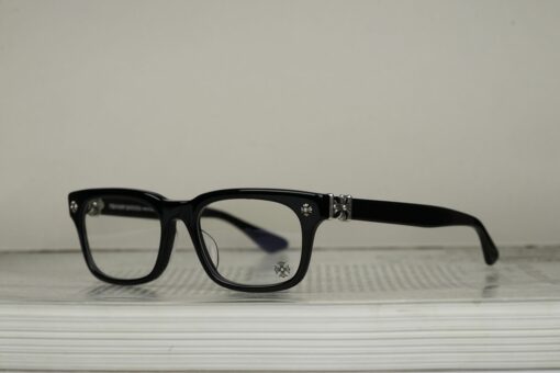 Chrome Hearts Glasses Sunglasses VAGILLIONAIRE I – BLACKSHINY SILVER 3 1