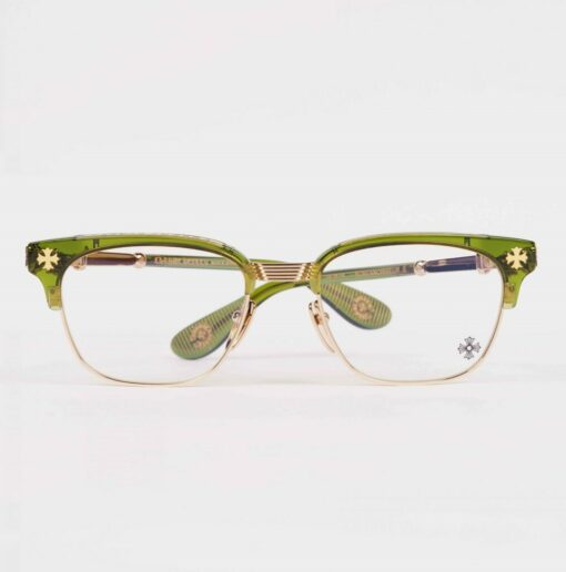 Chrome Hearts glasses BONENNOISSEUR II – DARK OLIVEGOLD PLATED 1 1013x1024 1