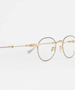 Chrome Hearts glasses BUBBA A – ORBMATTE GOLD PLATED 5 1536x1429 1