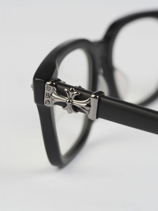 Chrome Hearts glasses COX UCKER – MATTE BLACKSILVER 3