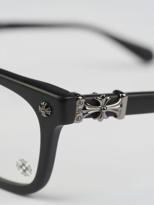 Chrome Hearts glasses COX UCKER – MATTE BLACKSILVER 4