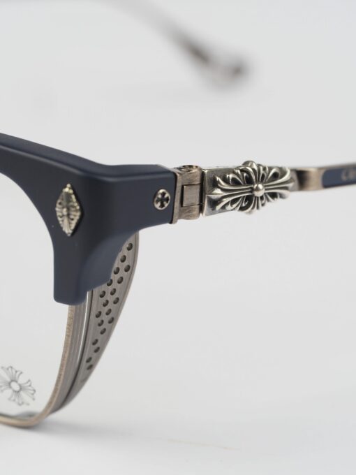 Chrome Hearts glasses Chrome Hearts Sunglasses LGMA – MATTE P.COCK ANTIQUE SILVER 2
