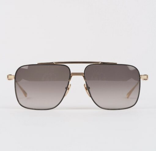 Chrome Hearts glasses Chrome Hearts Sunglasses MAGNUM I – MATTE BLACKSTAINLESS STEELGOLD PLATED 2