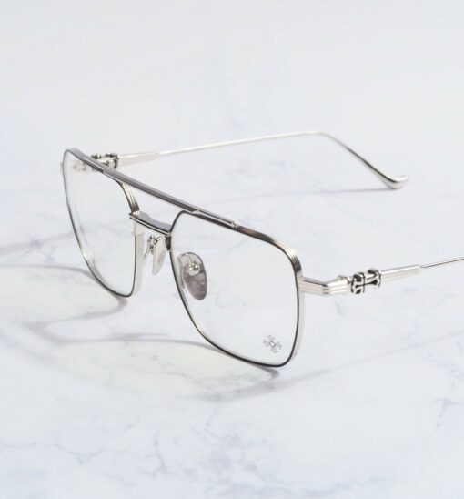 Chrome Hearts glasses Chrome Hearts Sunglasses MAGNUM II – MATTE BLACKSHINY SILVER 2