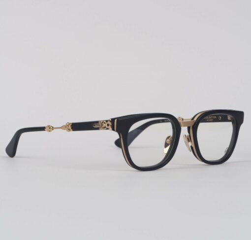 Chrome Hearts glasses DUCK BUTTER – MATTE PEACOCKMATTE GOLD PLATED 2