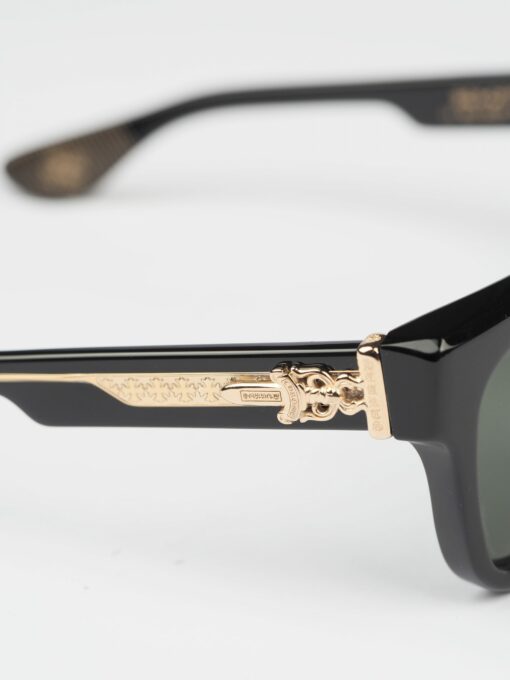 Chrome Hearts glasses sunglasses BOX OFFICER – BLACKGOLD PLATED 5