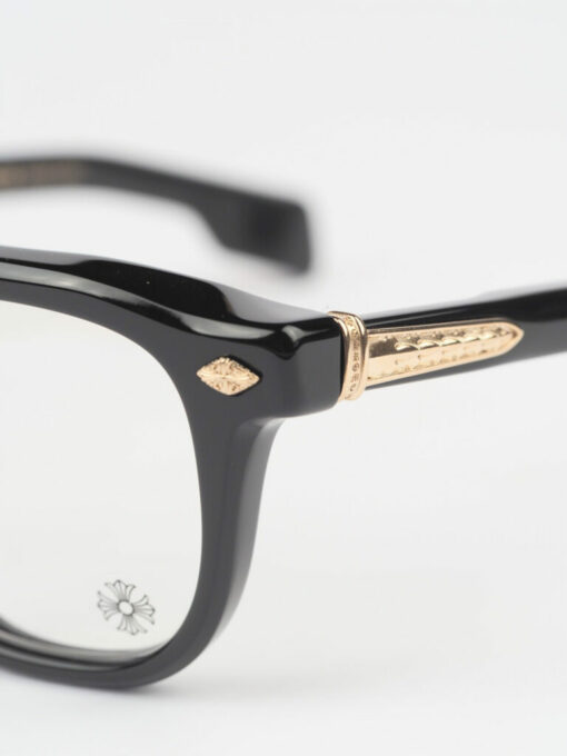 Chrome Hearts Glasses CHIRP CHIRP BLACK GOLD PLATED 3 1