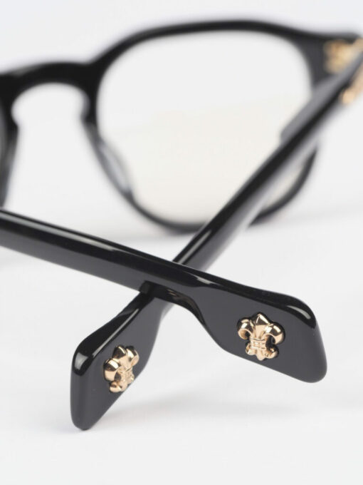 Chrome Hearts Glasses CHIRP CHIRP BLACK GOLD PLATED 3 2
