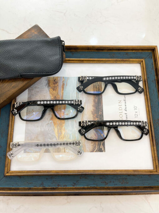Chrome Hearts Glasses FOTI H.T2 MATTE GRAPHITE SILVER 2