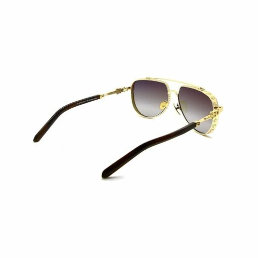 Chrome Hearts Sunglasses frame Armadil Doe Gold Plated 2