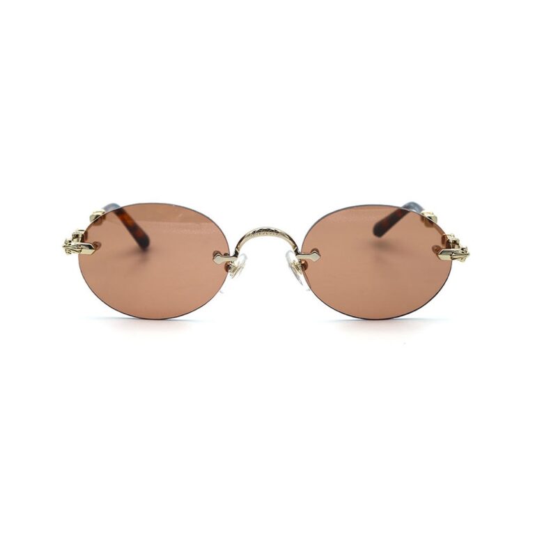 Chrome Hearts Sunglasses frame Bone Prone IV/Gold Plated