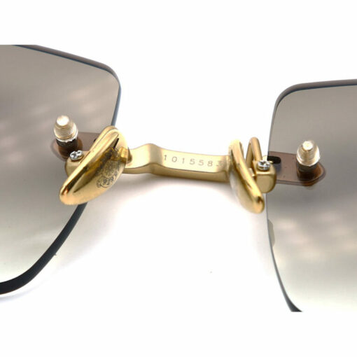 Chrome Hearts Sunglasses frame Deep II Gold Plated 4