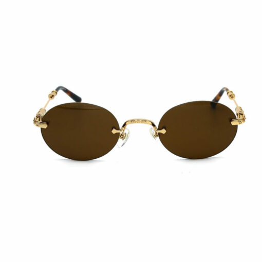 Chrome Hearts Sunglasses frame BONE PRONE Gold Plated 1