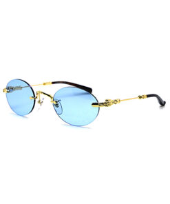 Chrome Hearts Sunglasses frame BONE PRONE Gold Plated 11