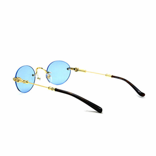 Chrome Hearts Sunglasses frame BONE PRONE Gold Plated 2 1