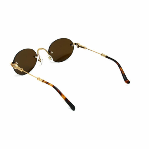 Chrome Hearts Sunglasses frame BONE PRONE Gold Plated 3