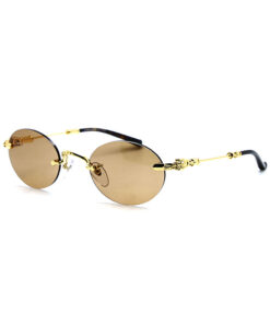 Chrome Hearts Sunglasses frame BONE PRONE Gold Plated 4 1
