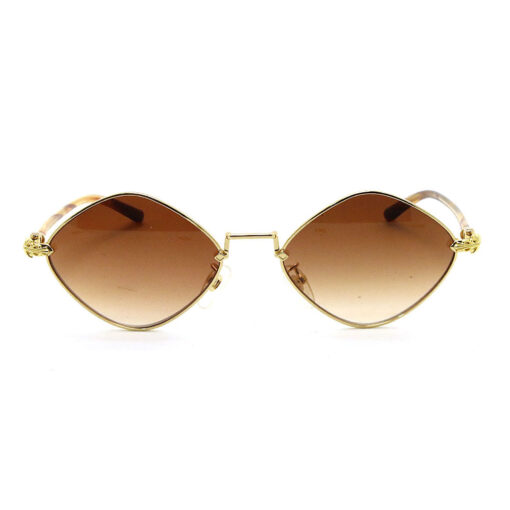 Chrome Hearts Sunglasses frame Diamond Dog Gold Plated 4