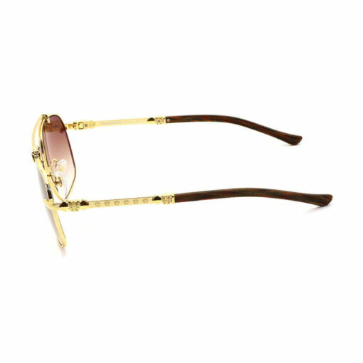 Chrome Hearts Sunglasses frame Gritt I Gold Plated 2