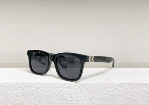 Chrome Hearts Sunglasses Obapydose Black Silver 925