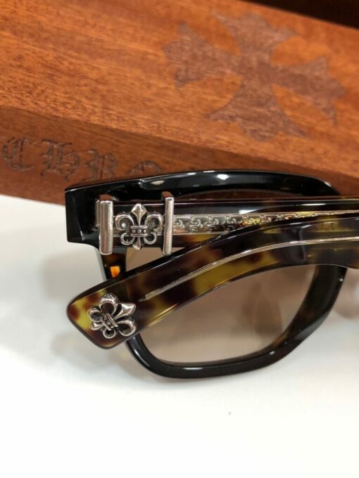 Chrome Hearts Sunglasses frame Ambidixtrous VINTAGE STRIPE Silver 925 3