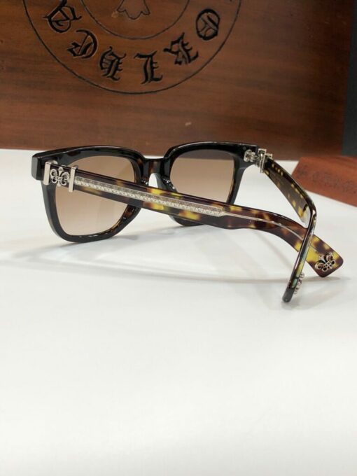 Chrome Hearts Sunglasses frame Ambidixtrous VINTAGE STRIPE Silver 925 6