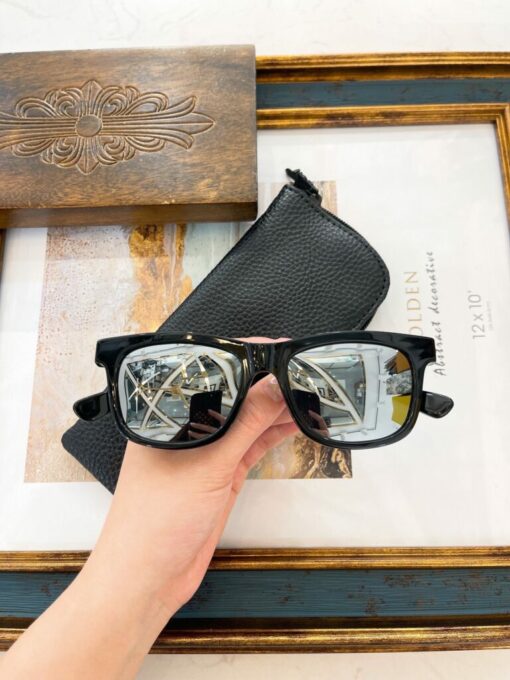 Chrome Hearts Sunglasses frame Obapydose Black Silver 925 1