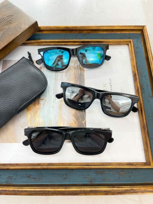 Chrome Hearts Sunglasses frame Obapydose Black Silver 925 2 1