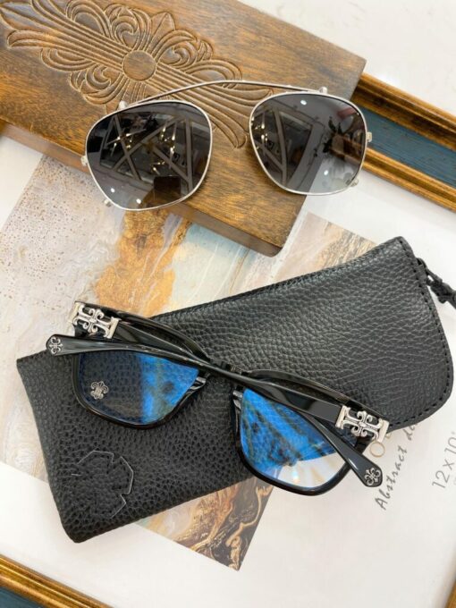 Chrome Hearts Sunglasses frame Pump Me Black Silver 925 3