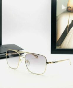 Chrome Hearts Sunglasses frame Stain VII Gold Plated 12