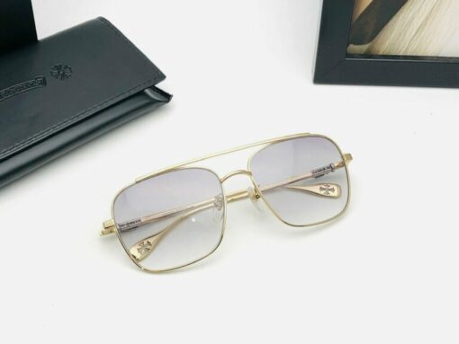 Chrome Hearts Sunglasses frame Stain VII Gold Plated 2 1