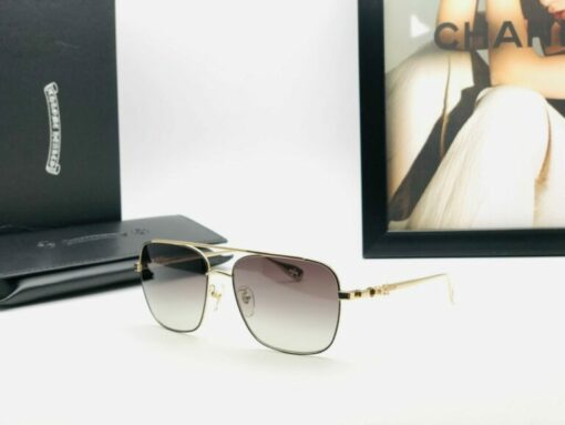Chrome Hearts Sunglasses frame Stain VII Gold Plated