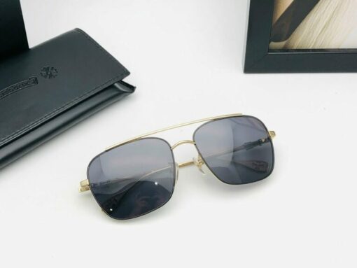 Chrome Hearts Sunglasses frame Stain VII Gold Plated 6