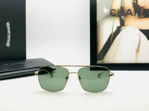 Chrome Hearts Sunglasses frame Stain VII Gold Plated 9
