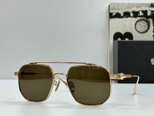 Chrome Hearts Sunglasses frame h8034 Gold Plated 1