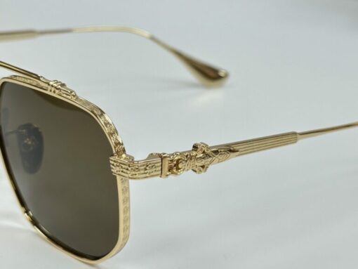 Chrome Hearts Sunglasses frame h8034 Gold Plated 2