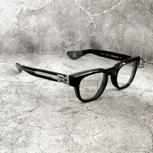 Chrome Hearts glasses CUNTVOLUTED – BLACK Black Silver 925