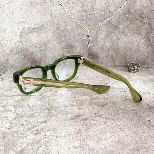 Chrome Hearts glasses CUNTVOLUTED – Dark Olive Silver 1
