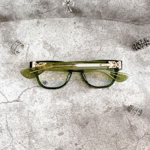 Chrome Hearts glasses CUNTVOLUTED – Dark Olive Silver 3