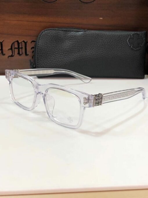Chrome Hearts glasses Heyhackulate Crystal Silver 925